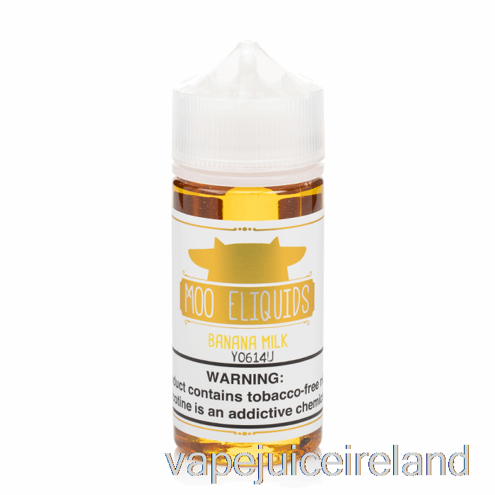 Vape Flavours Banana Milk - MOO E-Liquids - 100mL 6mg
